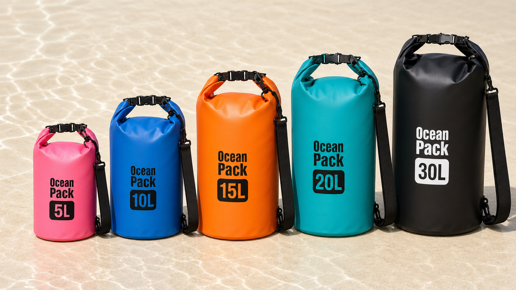Линейка размеров Ocean Pack